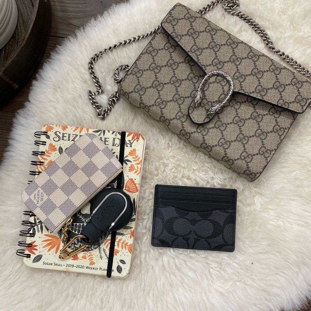 🎈SALE🎈Coach Card Case in Signature Canvas